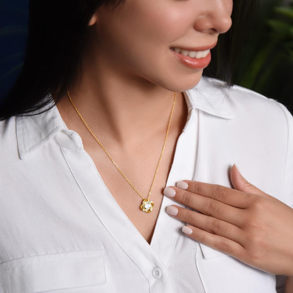 Love Knot Necklace (To My Lover, My Wife)