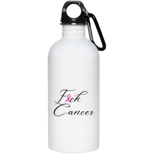 F Cancer 20 oz. Stainless Steel Water Bottle