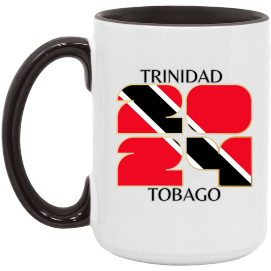Trinidad Tobago  2024 15oz Accent Mug