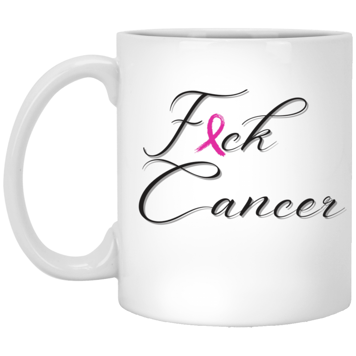 F Cancer 11oz White Mug